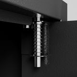 Steel Security Safe and Lock Box with Electronic Keypad - Secure Cash, Jewelry, ID Documents, W396P278366