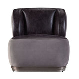 Antique Slate and Grey Accent Chair B062P209152