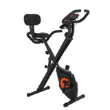 ZUN Home Folding Exercise Bike Black 91354164