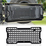 Tailgate Tactical Panel for Wrangler Tailgate Tool Kit Organizer Racks Compatible with Jeep Wrangler W2801P236409