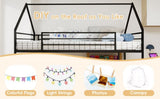 Metal Twin over Twin Bunk Bed/ Heavy-duty Sturdy Metal/ Noise Reduced/ Safety Guardrail/No Box W1935P330797