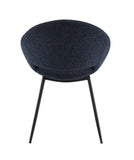 Klaus Black Boucle & Black Finish Side Chair B2726P309347
