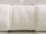 100% Cotton 8 Piece Antimicrobial Towel Set B03599310