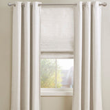 Printed Faux Silk Room Darkening Cordless Roman Shade B03598301