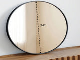 Round Wall Mirror,Bathroom Mirror Shatterproof with Hook,HD Anti-Fog for Over 98118312