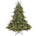 ZUN 7.5FT Christmas Tree Simulate Nature Advanced Materials Premium Hinged Spruce Artificial Douglas W1773P203599