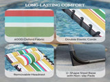 2 Folding Chaise Lounge Pool Chairs 16498979