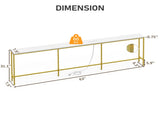 94.49"x7.87"x31.10" Extra Long Console Table, MDF Melamine Veneer & Iron Frame with Power Outlet, 83188920