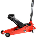 ZUN 2.5 Ton Low Profile Floor Jack,Steel Racing Floor Jack with Dual PistonsQuick Lift Pump,Hydraulic 14598116