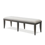 ZUN Grant Nailhead Trim Upholstered Dining Bench T2574P206285