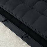54.33 inch versatile foldable sofa bed in 3 lengths, modern sofa sofa sofa velvet pull-out bed, W2353P252430