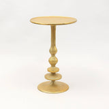 Decorative Aluminium Accent Side Table-16X16X24" B346P325447