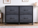 Black Embossed, P2 Particle Board Non-woven Fabric Drawers, Melamine Faced, 46234855