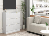 Modern 6-Drawer Dresser, Chest of Drawers for Bedroom, Living Room, Hallway, and Entryway - Large W409P307526