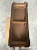 Rustic Vintage Accent Cabinet with Carved Floral Panels, Distressed Wood Sideboard with Drawer and W808P245579