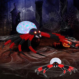 11.8 FT Inflatables Crawling Spider Outdoor Decorations with Rotating LED Lights, Scary 23890780