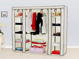 69" Portable Clothes Closet Wardrobe Storage Organizer with Non-Woven Fabric Quick and Easy to 29697868