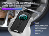 Cross Border Car Inflation Pump Wireless Portable Car Car Electric Car Tire 12V High Power Inflato 59781026