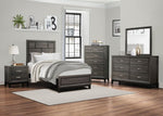 ZUN Contemporary Styling Gray Finish 1pc Nightstand Dovetail Drawers Unique Bedroom Furniture B01149268