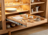 17"W x 21"D Pull Out Cabinet Organizer, Soft Close Sliding Wood Shelf, Heavy-Duty Slide Out Drawer 72546587