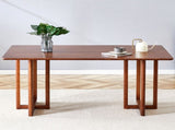 Chinese country retro solid wood table, simple modern imitation rattan table, wooden W1151P154595