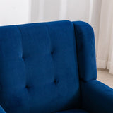 Modern Soft Velvet Material Ergonomics Accent Chair Living Room Chair Bedroom Chair Home Chair With W676P313964