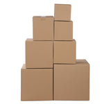 ZUN 100 Corrugated Paper Boxes 6x6x6"（15.2*15.2*15.2cm）Yellow 07687027