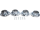 4 Pcs Chrome Wheel Hub Cap Center Cover Fit For Ford Bronco Fit For Ford F150 Truck 07859420