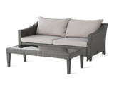 ANTIBES LOVESEAT & TABLE 57088.00SETGRY