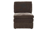 Contemporary 1pc Armless Chair Modular Chair Sectional Sofa Living Room Furniture Mink Morgan B011126765