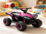 Pink 12V Electric Kids ATV 4 Wheeler Ride On Toy with Dual Motors, 3.7 MPH Top Speed, Music & 91849377