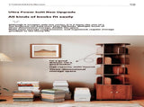 Rotating Bookshelf, 360 Degree Display 5 Tier Corner Bookshelf with Drawer for Small Space, Floor W2641P329220