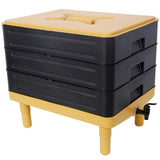 3-Tray Worm Farm Kit,65L Worm Composter for Vermicomposting Starter, Indoor & Outdoor Worm W465P225011