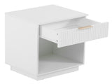 NightStand with One Drawer&Shelf White 84481562