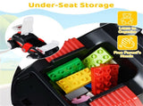 Kids Ride-On Sliding Car with Music Function, 3 Themes Sit-and-Scoot Toy for 19-36 Months 50652787