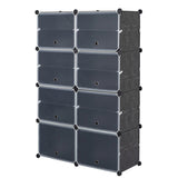 7-Tier Portable 28 Pair Shoe Rack Organizer 14 Grids Tower Shelf Storage Cabinet Stand Expandable 95502788
