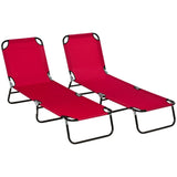 ZUN Folding Lounge Chairs / beach chair （Prohibited by WalMart） 70597101