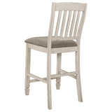 Nutmeg and Rustic Cream Counter Height Chair B062P153683