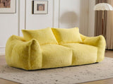 Giant Bean Bag Couch for Adults, Ultra Soft Fluffy Loveseat Bean Bag Sofa, Oversized Chase Lounge 81854156