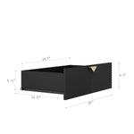 ZUN 8 Drawer Double Dresser for Bedroom with LED, Modern Dressers Chest of Drawers with Fluted Panel, W1321P201215