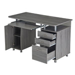 ZUN Complete Workstation Computer Desk with Storage, Grey 74539286