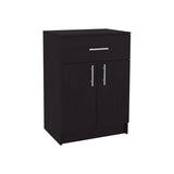 Mayorca Multistorage Pantry Cabinet, One Drawer, Two Interior Shelves Black Wengue B200P286970