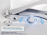 Smart Bidet Toilet Seat Adjustable Heated Seat with Water Temperature and Pressure Adjustment 07727258