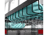 Over The Sink Drying Rack,31"-39"L x 12"W x 30.5"H Expandable Drainer, Stainless Steel 94157592