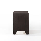 Espresso Finish 2-Drawers Nightstand Wooden Casual Bedroom Furniture 1pc B011P317180