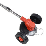 Portable Red Electric Grass Trimmer for Easy Lawn Maintenance -24V Power Weed 95712837
