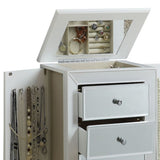 White 6-Drawer Jewelry Armoire B062P181346