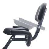 ZUN Folding Exercise Bike, Fitness Upright and Recumbent X-Bike with 10-Level Adjustable Resistance, Arm 62589639