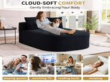 67.5''Chaise Lounge Chair 46'' Wide Indoor Corduroy Oversized Sleeper Sofa for Living Room Deep 68442354