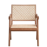 Beige and Natural Accent Chair B062P209169